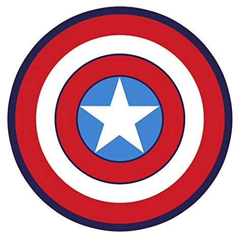 HAHII Teppich rund Der Rote Stern 40CM Waschbarer Rutschfester Innenteppich, geeignet für Wohnzimmer, Schlafzimmer, Kinderspielzimmer