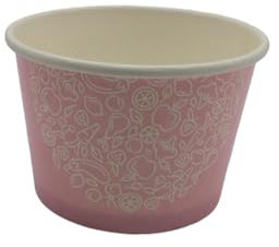 SWS 1000 Eisbecher Rosa 4 oz (120 ml) | Süßes Design für Eis & Desserts