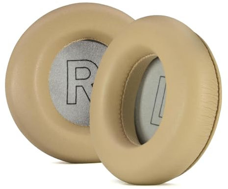 Taoricen Ersatz-Ohrpolster Kompatibel mit B&O Beoplay H4/H6/HX/H9 Gen 3 Kopfhörer, Kopfhörer-Zubehör Protein-Leder Schaumpolster (Khaki)
