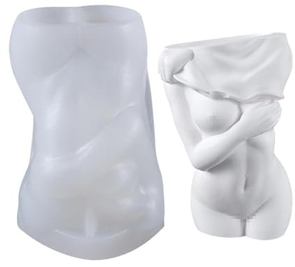 Adsfvs Sexy Lady Silikonform | 3D nackte Frauen entkleiden Körperform Kerzenform, Tonform für weibliche Körper, Heimdekoration, Ornamente für -Kunsthandwerk