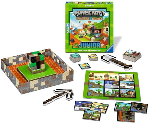 Ravensburger Minecraft: Builders & Biomes Junior 24750 9 [Juegos de mesa/Micra] a partir de 5 años