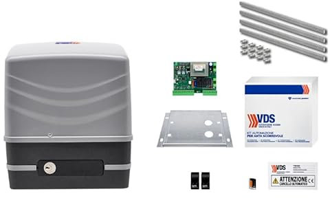 KIT Motor SIMPLY 230V para Puertas Correderas de hasta 600 Kg con cremallera Metálica