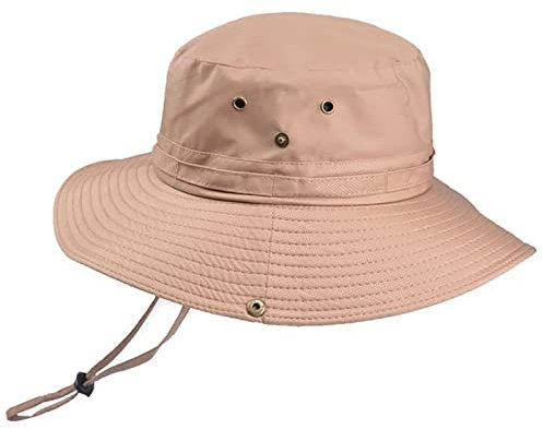 Cexiakong Boonie Hut Herren Klassische Buschhüte Sonnenhüte Safari Hut Faltbar Sommer Wasserdicht Outdoor Buschhut Wanderhut Gartenhut Fischerhüte Eimerkappen UPF 50 + UV Schutz Fischerhut