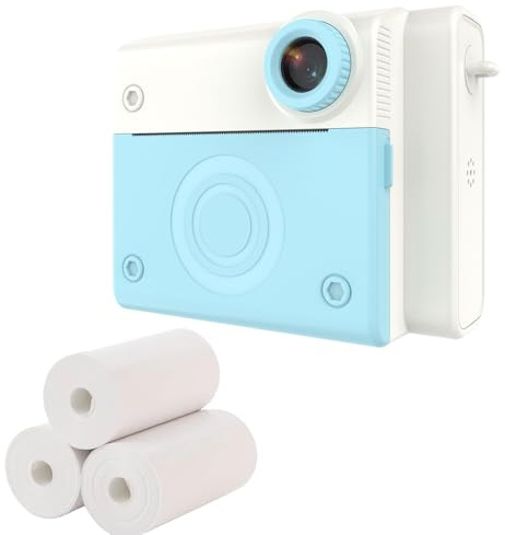 Lot de 3 rouleaux de papier photo instantané pour enfants, facile à utiliser, impression thermique pour famille, amis, enfants