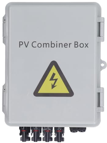 PV Insel DC-Sicherungstrennschalter, 2-polig, 15A Sicherungsautomat, Blitzschutz, Überspannungsschutz - Sicherer DC Lasttrennschalter mit Erdung, für Solar- und Off-Grid-Anlagen