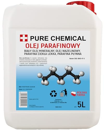 CHOSA Paraffinöl 5L | Flüssigparaffin 5L, Universelle Imprägnierung, Pflege von Holz, Möbeln, Terrassen, Tiefenschutz, Natürliches Aussehen