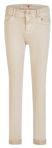 Buena Vista – Damen Stoffhose – Beige Twill Hose – Tapered Fit – Malibu-Zip - XXS
