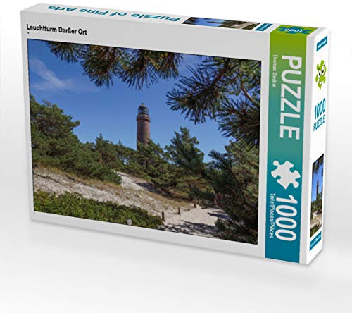 CALVENDO Puzzle Leuchtturm Darßer Ort 1000 Teile Puzzle quer | Lege-Größe cm Foto-Puzzle für glückliche Stunden