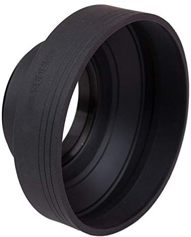 Caruba Rubberen ZConnecap 3 in 1 58 mm 5,8 cm schwarz – Schutzkappen für Objektive (5,8 cm, rund, universal, schwarz)