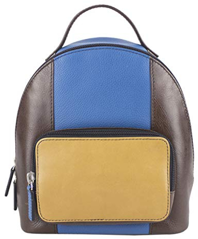 Sunsa Damen Leder Rucksack. Kleine Backpack. Mini Daypack. Cityrucksack für Sie