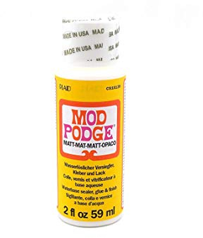 Mod Podge matt 59ml (67,63 ?/L) von Vintageparts für Serviettentechnik Papierbastelarbeiten Decoupage Projekte Puzzle Saver Zubehör Puzzle