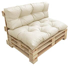 chilly pilley Cuscino Impermeabile Trapuntato Per Mobili In Pallet Riempito Con Fiocchi Di Schiuma Rivestimento Per Divano In Pallet Cuscino Per Schienale Cuscino Per Sedile Cuscino Laterale
