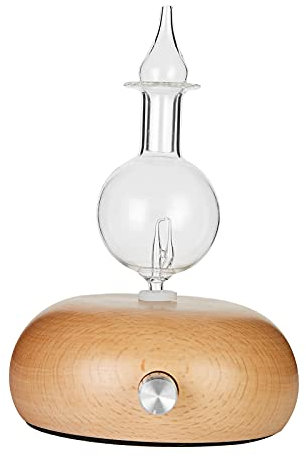 Aromathérapie Diffuseur Nébulisation Diffuseur D'huiles Essentielles, Bois Verre Nébuliseur, Eau, remplit Chambres avec, UN