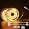 PAUTIX 2Pack DC24V 504LEDS/M COB LED Streifen, Warmes Weißes 3000k 6m LED Band, Superbrillante für DIY Schlafzimmer mit 8mm cob Anschluss (Netzteil nicht enthalten)