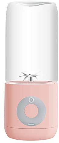 Maizoon Frullatore personale portatile USB Mini spremiagrumi elettrico Tazza Frullatore per uso domestico Frullato con 3 lame 1300 mAh per cucina da ufficio Viaggio a casa 500 ml/16.9 oz Rosa