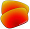 EZReplace Verres de rechange pour lunettes de soleil Oakley Scalpel OO9095 (verres polarisés), Polycarbonate rouge feu mis à jour, Taille unique