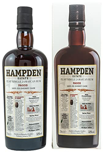 Hampden Pagos Sherry Rum 52% 0,7l in Geschenkverpackung