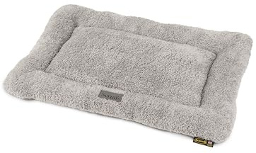 Scruffs Cosy Dog Crate Mat (S), 75 x 52cm, Grey