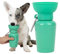 Springer Flip Portable Dog Water Bottle with Foldable Food Grade Silicone Bowl - 568ml Travel Dog Water Bottle Ideal for Camping - Easy Squeeze Hydration & Release to Drain
