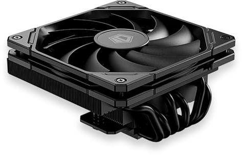ID-COOLING IS-67-XT BLACK 67mm Height Low Profile CPU Cooler 6 Heatpipes CPU Air Cooler for HTPCs, ITX, and Small Form Factor Builds, 120x15mm Slim Fan, Support Intel LGA1700/1200/115X, AMD AM5/AM4