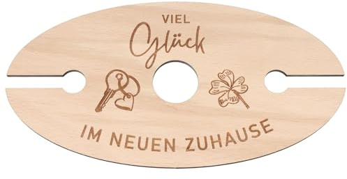Spruchreif | Praktisches Geschenk für Weinliebhaber | Weinglashalter aus Holz | Holz Weinständer | Geschenkidee Holz | Stilvolles Geschenk zum Einzug