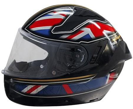 Zorax Hunter Grün/Schwarz/Silber XXL (63-64cm) Doppelvisier Full Face Motorrad Motorradhelm mit Straßenzulassung