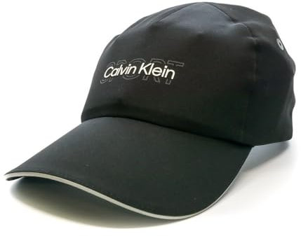 Calvin Klein Herren-Mütze, Schwarz, Jeans, 6 Panel, Relaxed, Schwarz, Einheitsgröße, Schwarz , Einheitsgröße