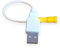 Câble USB de mise à la terre 20 cm - Smartphone téléphone Portable - Accessoire de Mise à la Terre des chargeurs électriques de Type USB-A