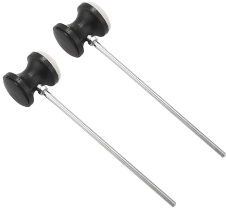 2Pcs Drum Pedal Beater Bass Drum Pedal Mallet Anti Slip Bass Percussion Sticks für Konzert