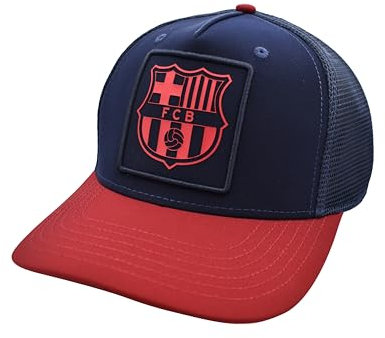 FC Barcelona Barça Patch Cap mit Lizenz, Erwachsenengröße, verstellbar