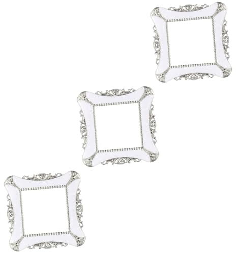 ABOOFAN 3St Abziehbild tapetenablöser wand sticker wall sticker Feuchtigkeitsbeständig Entfernbar wandverkleidung wand polster leichter Aufkleber Wandaufkleber Schutzhülle Weiß