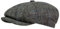 WEROR Schiebermütze Herren/Damen – Schirmmütze Flatcap Herrenmütze mit Schirm – Karierte Mütze mit Steppfutter - 100% Wolle - Herbst/Winter – WEROR-433.1 (57, Natur)