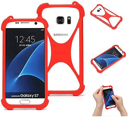 K-S-Trade Qualitativ & Innovativ Handy-Hülle Für HMD Aura Schutz-Hülle Bumper Silikon Schutz Hülle Cover Case Silikoncase Silikonbumper TPU