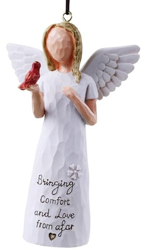 Kardinal Geschenke, Engel Ornamente für Weihnachtsbaum, Weihnachtsbaumspitze Engel, Kardinal Ornament, Engel Weihnachtsschmuck, Kardinal Weihnachtsschmuck, geformtes handgemaltes Ornament