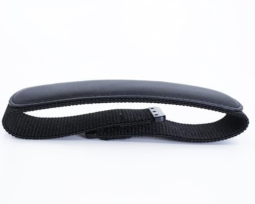 HS80 Ersatz-Kopfband-Pad Kompatibel mit Corsair HS80 RGB Wireless Kopfhörer Kopfbandpolster Hergestellt aus elastischem Gewebe und Proteinleder, Reparatur und Ersatz von Kopfbalkenzubehör (Schwarz)