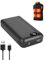 Power Bank 10,000mAh 22.2W with LCD Display, 5V/7.4V USB A Output Power Bank, Portable Charger Mobile Phone Battery Pack