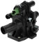 A ABSOPRO Termostato Interno del Coche para Peugeot BIPPER 307 207 206 1007 Ensamblaje Duradero de la Vivienda del Termostato del Refrigerante del Motor No.1336V6 Plástico 1 Pc