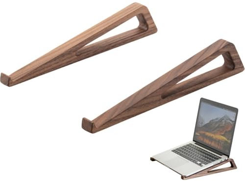 Lpitoy Support D'ordinateur Portable en Bois, Support D'ordinateur Portable De Bureau pour Tablette, Support D'ordinateur Portable De, Adapté Aux Ordinateurs Portables Tablettes