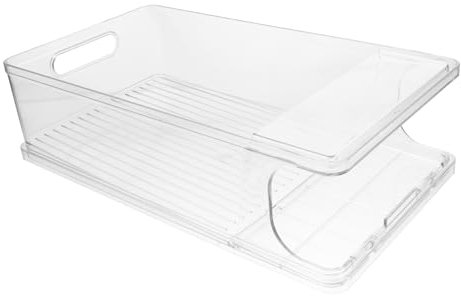 Hemobllo Beverage Can Holder Stapelbarer Dosenorganizer Für Kühlschrank Transparent Automatischer Dosenspender Für Getränke Aufbewahrung Von Softdrinks Und Bier Küche Und Schrank