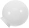 HEALEEP Glass Pendant Lampshade Replacement Milky Globe Light Cover Elegant Design for Living Room Bedroom and Dining Area Easy to Clean Versatile Use
