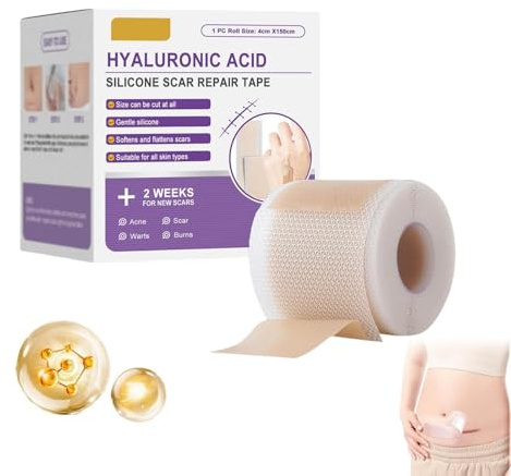 Hyaluronic Acid Nano Microneedle Repair Tape,Natürliches Mikronadelband,2025 New Repair Tape,Langlebiges Mikronadelpflaster für Männer und Frauen (1BOX)