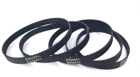Übertragungsriemen MXL Zahnriemen 113 114 115 116 117 118 119 120 121 122 123 Zähne 6mm Breite Geschlossen-schleife Synchron Gummi Blets Pitch 2,032mm Zahnriemen(B113-229.616mm)