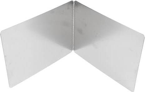 Adfaga Hochwertiger 2-seitiger Spritzschutz aus Edelstahl für Herdfett mit hitzebeständiger Antihaftbeschichtung zum Schutz vor Ölspritzern in der Küche. Unverzichtbar beim Kochen (30x30x30cm /