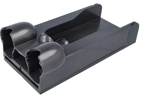 vhbw Wandhalterung kompatibel mit Dyson V15s Detect Submarine Teleskoprohr 32 mm / 35 mm Durchmesser Staubsauger - Halterung Dunkelgrau