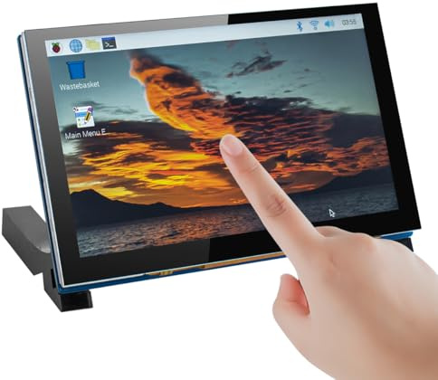 Hosyond 5 Zoll Touchscreen-IPS-MIPI-DSI-Display, kompatibel mit Raspberry Pi 5/4/3, 800 x 480 Pixel, kapazitiver Bildschirm, treiberfreie Schnittstelle