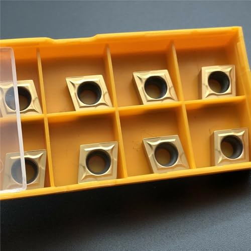 10 Stück CCMT09T304 US735 Hartmetall-Wendeschneidplatten für CNC-Drehmaschine, Hartlegierung Schneidklingen für Metallbearbeitung