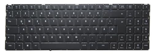 Laptop-Tastatur für Schenker XMG NEO 17 (E23), deutsche Ausführung, ohne Hintergrundbeleuchtung, schwarz, neu