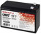 Salicru UBT 12/7 - Batería AGM recargable de 7 Ah / 12 V