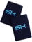 Sportkind Schweißbänder groß (12x8cm), 2er Set, Navy blau