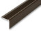 (18,00EUR/m) 43 x 43 x 1000 mm Treppenwinkel bronzefarben ungebohrt Treppenkantenprofil Treppenkante grob gerieft, stabil und rutschhemmend Innenmaß 40 x 40 mm